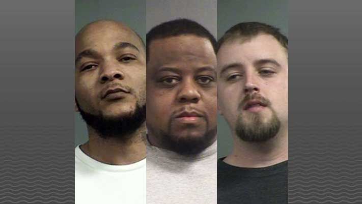 Three men have been arrested on drug trafficking charges involving marijuana that was being brought from another state into Kentucky.