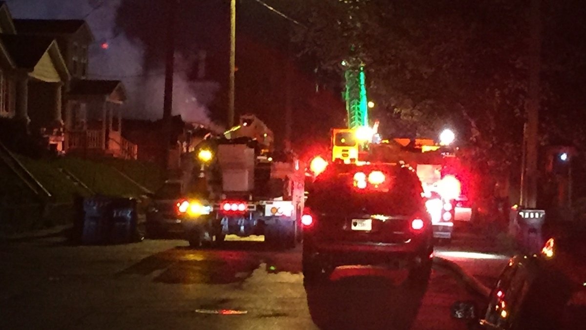 Emergency crews are battling a fire at a commercial building in the Park Hill neighborhood. MetroSafe officials said crews responded to a fire at a one-story commercial building in the 1700 block of Wilson Avenue around 6:20 a.m. Sunday.