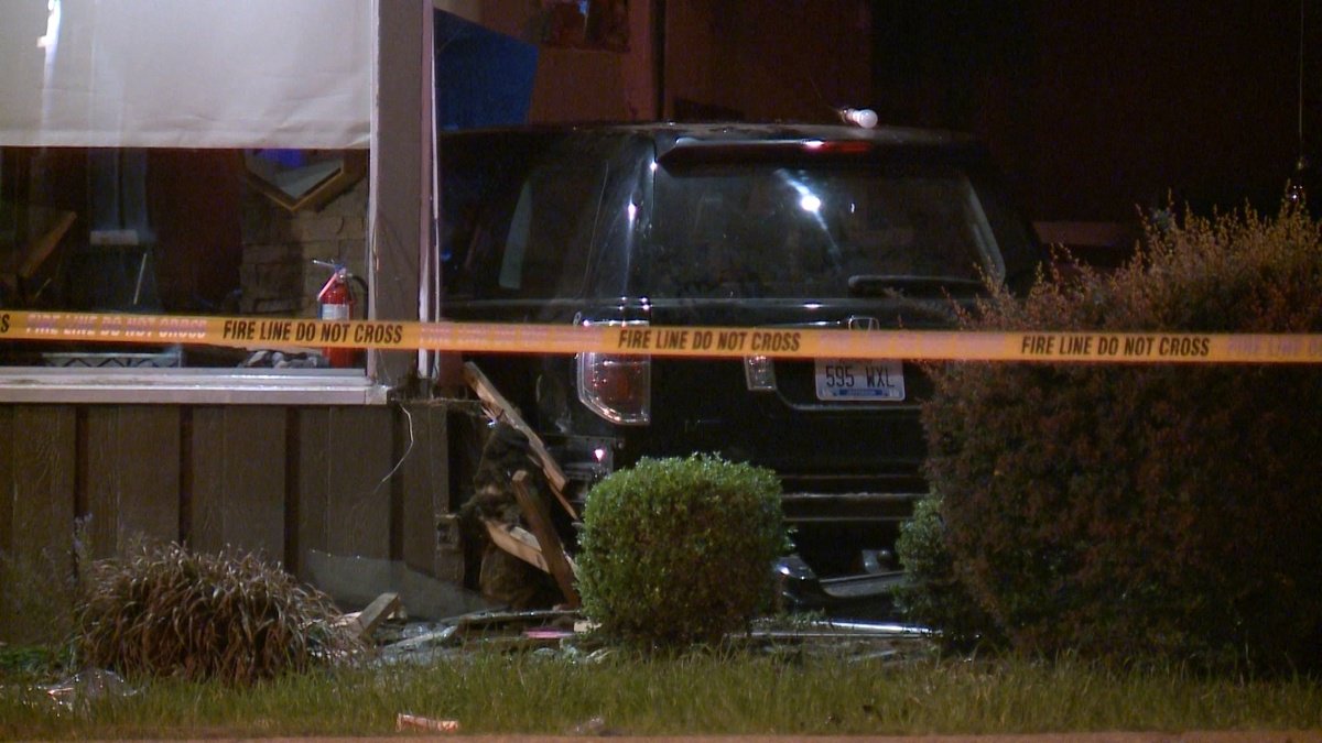 Multiple people were injured Tuesday night after an SUV slammed into a Denny's restaurant near the University of Louisville campus. Officials said the crash happened just before midnight at Crittenden Drive and Eastern Parkway.