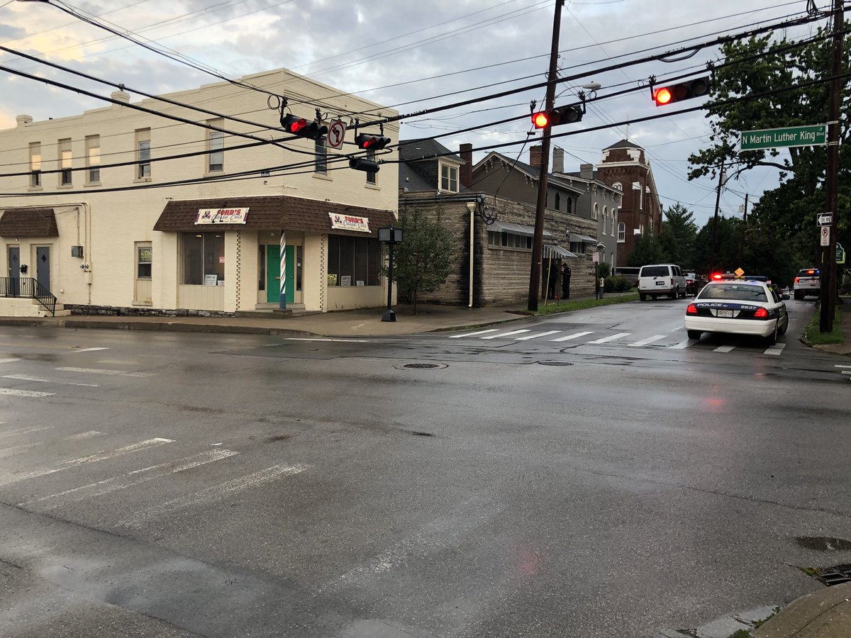 Police investigating on the corner of Constitution St. and N. Martin Luther King Blvd. after a reported shooting