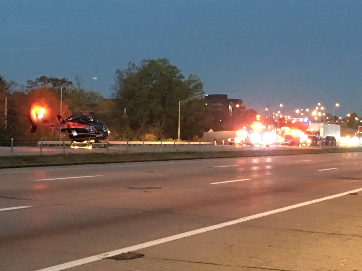 An overturned semi caused I-275 to be closed in both directions for a period Thursday morning.