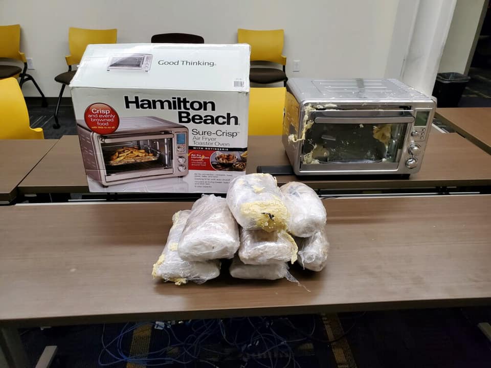 Police in Kentucky confiscated an unusual gift being delivered to a man's home, a package with about 20 pounds of meth that was shipped through the mail inside of an air fryer