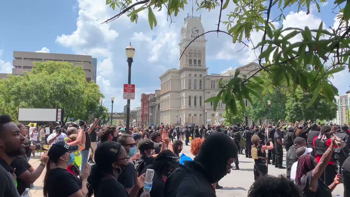 NFAC leader, who goes by Grandmaster Jay, is speaking now. Louisville