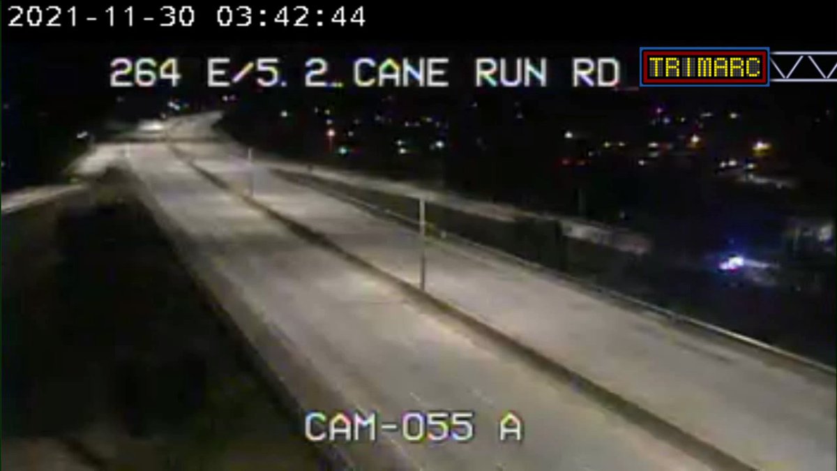 Police are on the scene of an earlier shooting on 264 at Cane Run Road.  A person was shot around 2 am. 