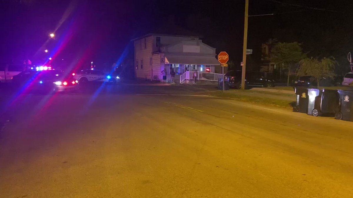 Crime scene tape is blocking a portion of Montgomery St. between 25th St. & 26th St   police were called here for a report of a shooting around 9:45 p.m.  No details on the victim, their condition or a suspect