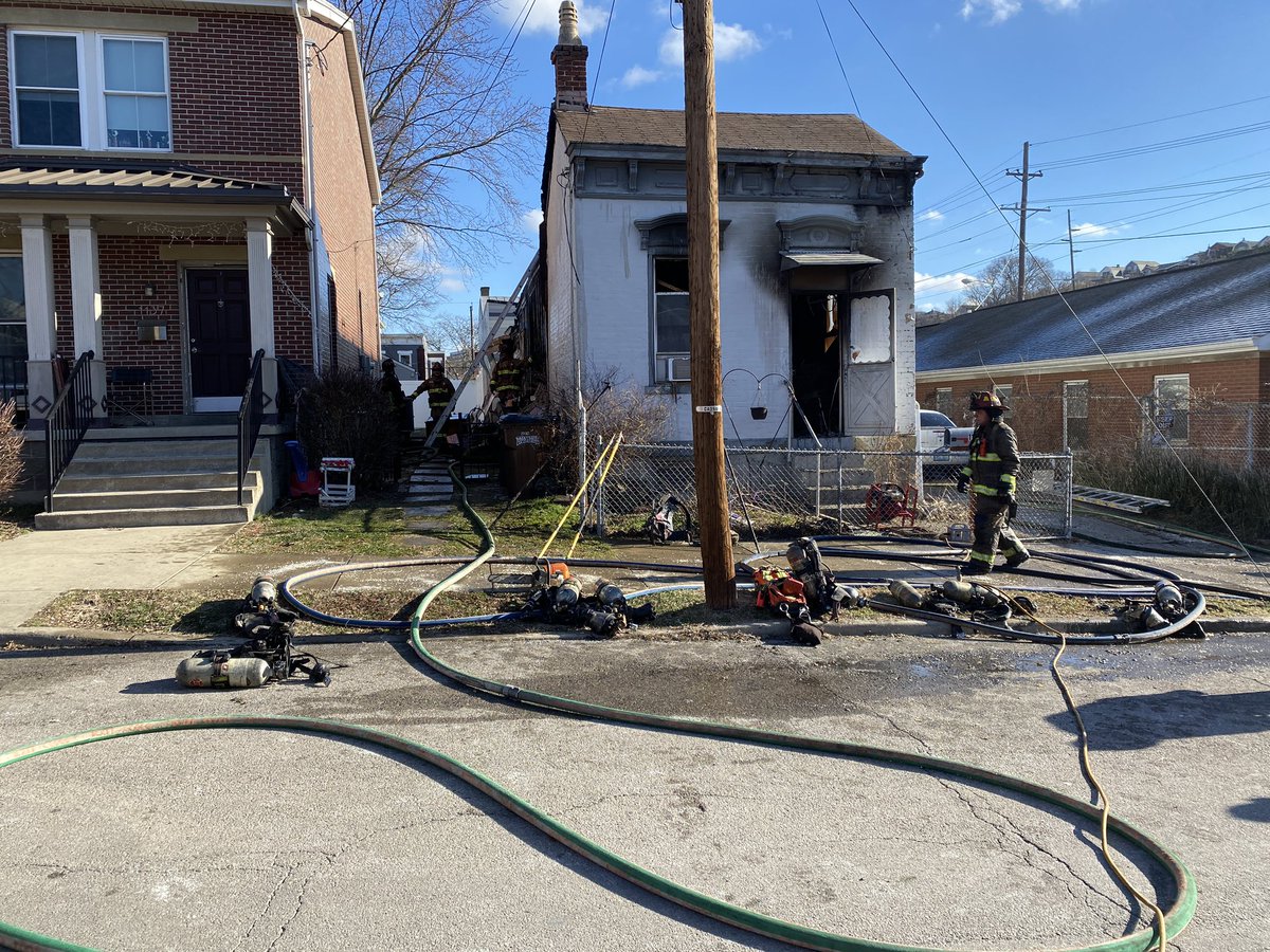 Fire crews are on scene at a home on Central Avenue in Newport after a fire broke out.  Fire crews say there are no serious injuries and owners were not home at the time.  The cause of the fire is still under investigation