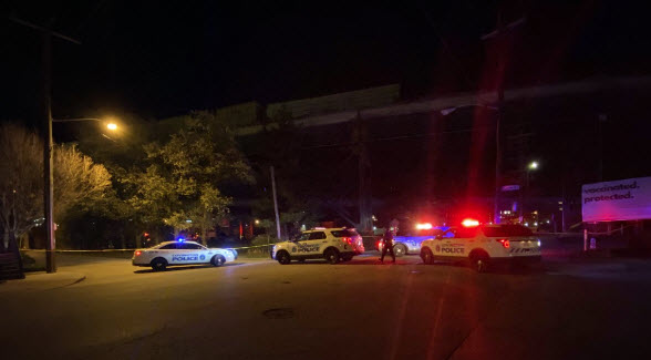 Police say they are investigating a death after an officer saw a man fall from the Clay Wade Bailey Bridge to the parking lot below around 2 a.m. Monday. An ambulance was called, but the man did not survive the fall  