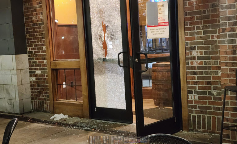 Shots fired outside restaurant at The Banks