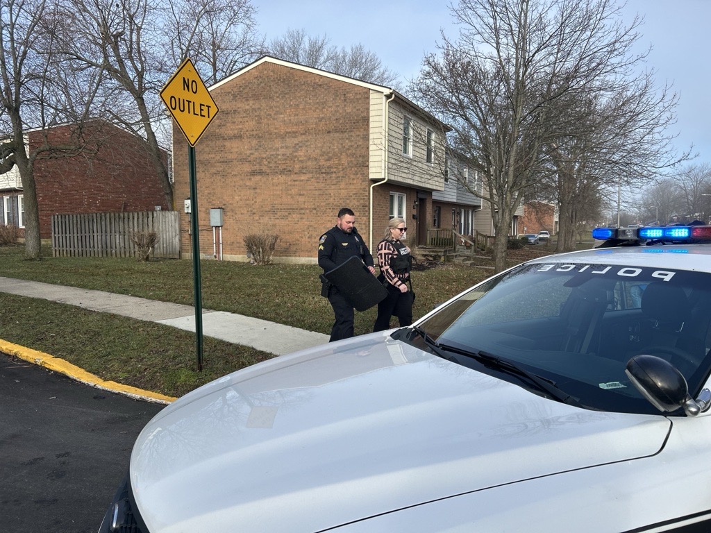 Lexington Police are on a scene in the 200 block of Hedgewood Court Friday.