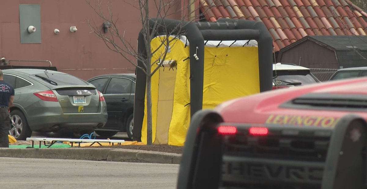 Hazmat team investigating ‘out of place container’ near Lexington AutoZone