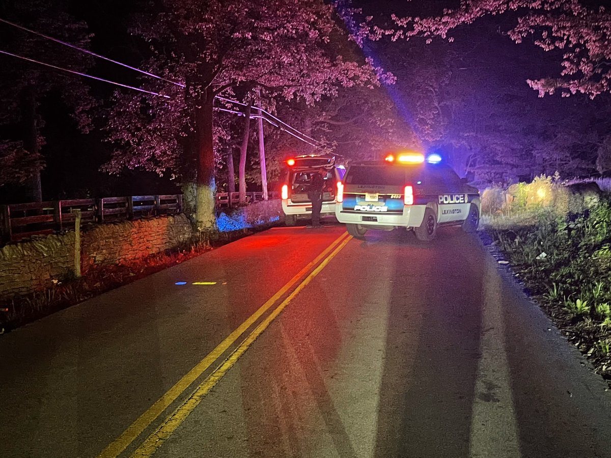 Multiple agencies are on the scene in Lexington near the Bourbon County line amid the search for an armed & dangerous suspect